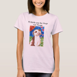 Camiseta Los pitbulls están para los gamberros de los