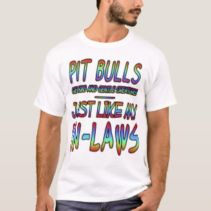 Camiseta Los pitbulls son criaturas gentiles y gentiles