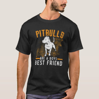 Camiseta Los Pitbulls Son Un Chico Mejor Amigo Propio De La