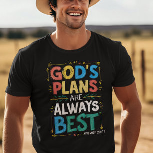 Camiseta Los planes de Divina Designs Gods son siempre los 