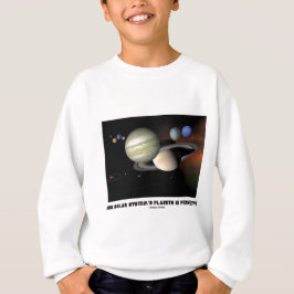 Camiseta Los planetas de nuestro sistema solar en perspecti