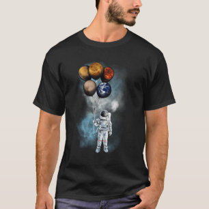 Camiseta Los Planetas Espaciales De Astronauta Del Viaje De