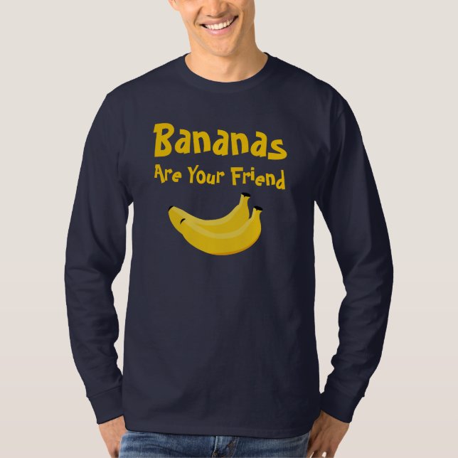 Camiseta Los plátanos son su amigo (Anverso)