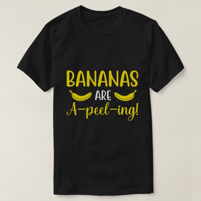 Camiseta ¡Los plátanos son una pelota! (Diseño del anverso)