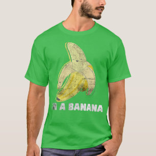 Camiseta Los plátanos son vegetarianos de frutas saludables