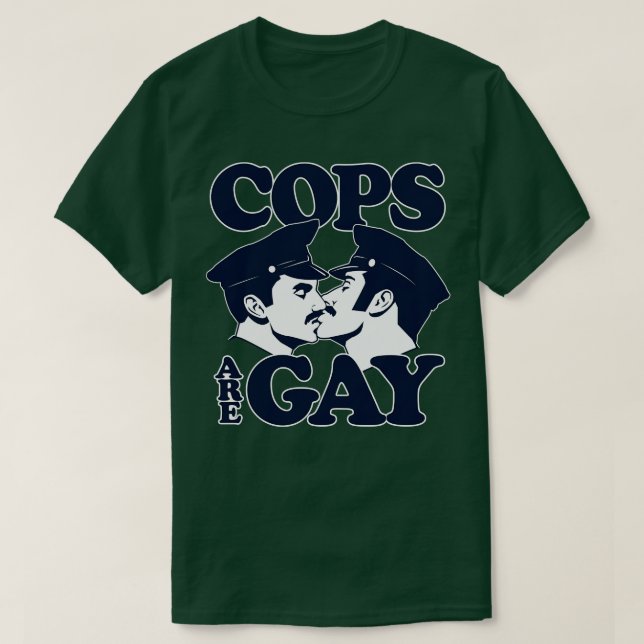 Camiseta Los Policías Son Pin Gay (Diseño del anverso)