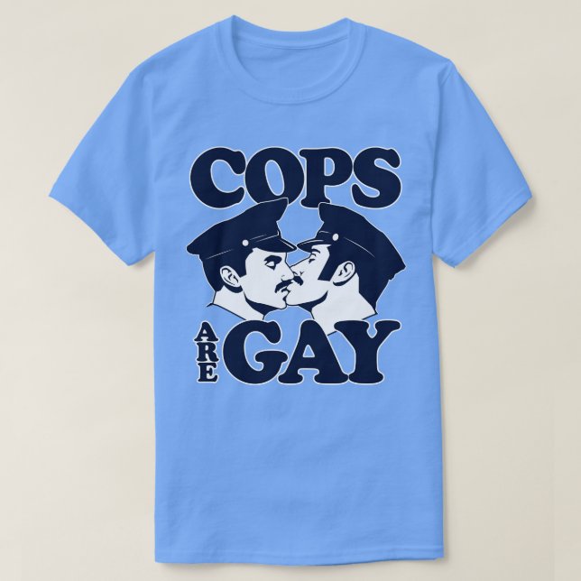 Camiseta Los Policías Son Pin Gay (Diseño del anverso)