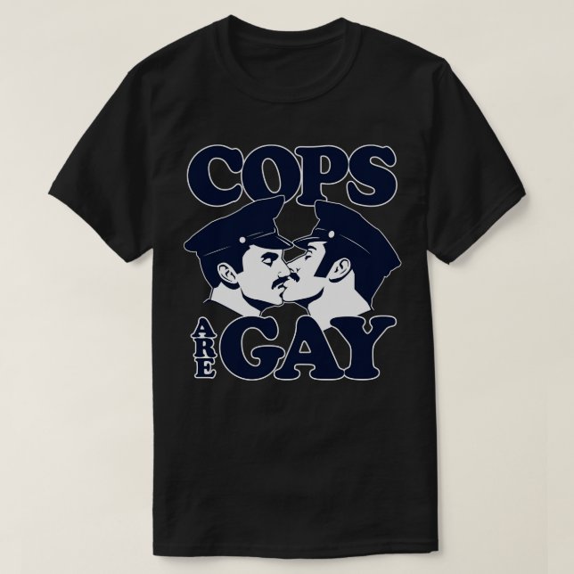 Camiseta Los Policías Son Un Estuche De Teléfono Gay (Diseño del anverso)