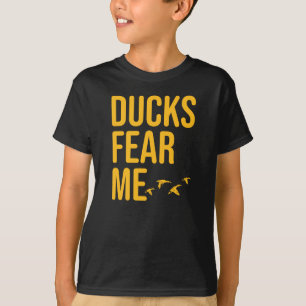Camiseta Los pollos de caza de pollos de niño me temen