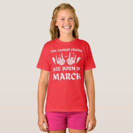 Camiseta LOS POLLOS MÁS FRÍOS NACEN EN EL cumpleaños DE MAR