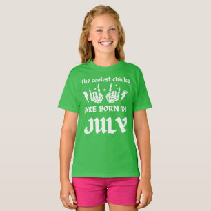 CAMISETA LOS POLLOS MÁS FRÍOS NACEN EN JULIO