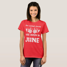 CAMISETA LOS POLLOS MÁS FRÍOS NACEN EN JUNIO