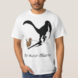 Camiseta Los pollos recuerdan (personalizado de dinosaurios