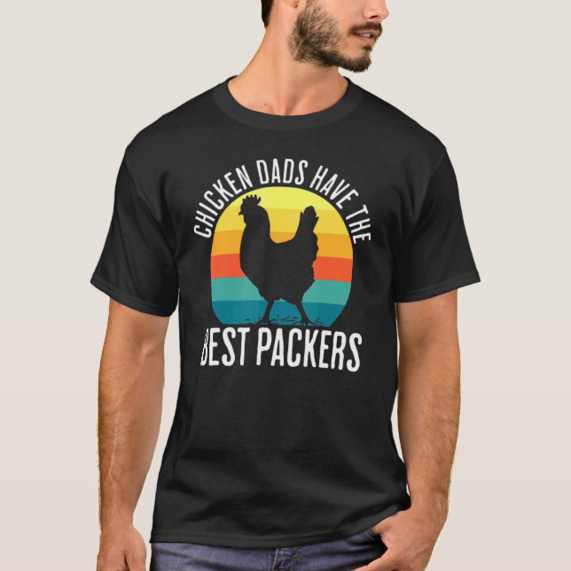Camiseta los pollos retro tienen los mejores pastores (Anverso)