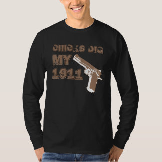 Camiseta Los polluelos cavan mi 1911 - moreno