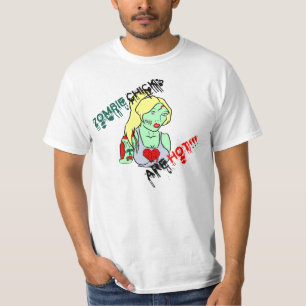 Camiseta ¡Los polluelos del zombi son calientes!!!