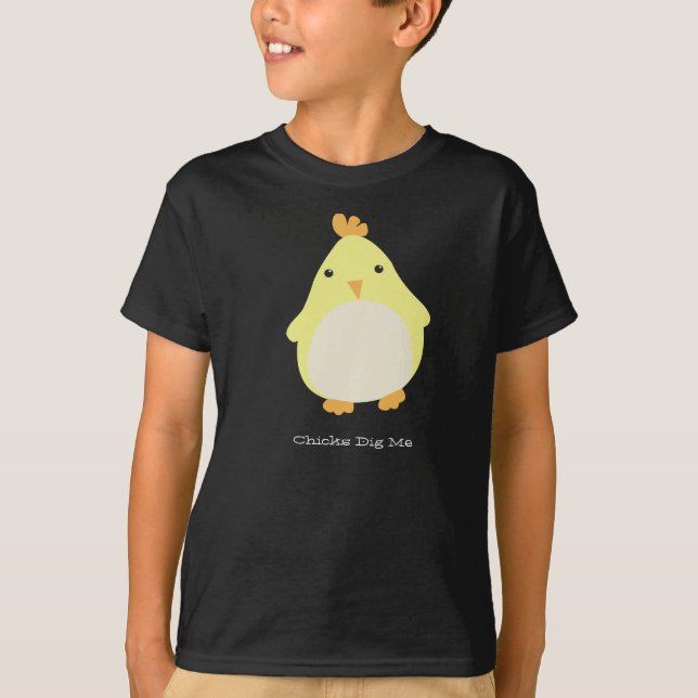 Camiseta Los polluelos me cavan (Anverso)