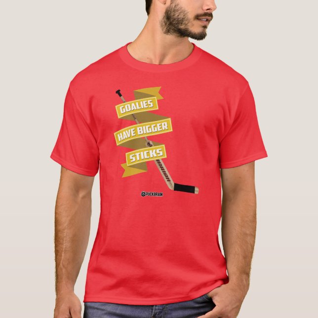 Camiseta Los porteros tienen palillos más grandes (Anverso)