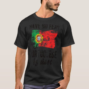 Camiseta Los Portugueses Están Aquí Bandera Portuguesa Ro