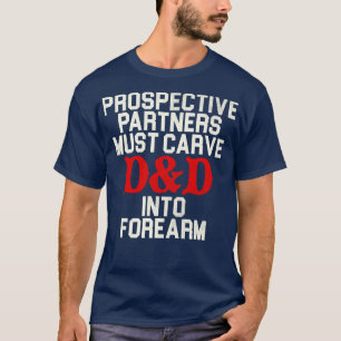 Camiseta Los posibles socios deben tener DD