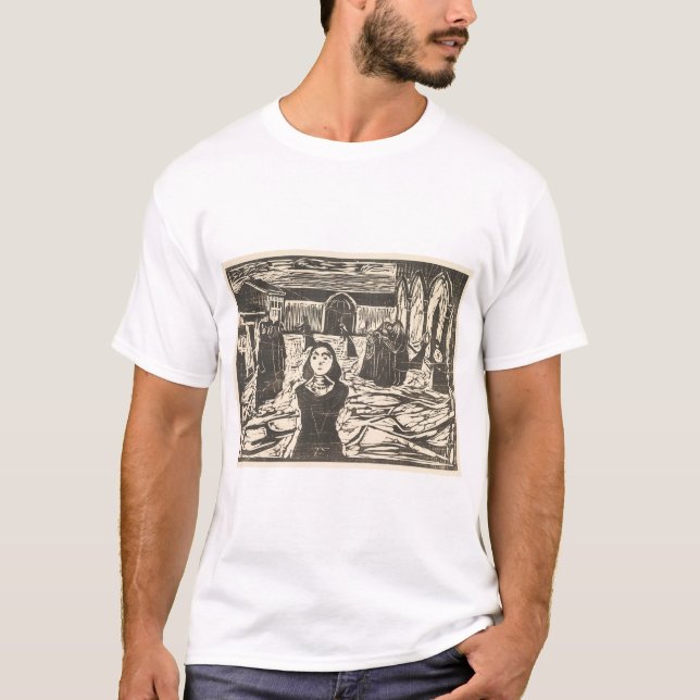 Camiseta Los precandidatos, la última hora de Edvard Munch (Anverso)