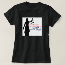 Camiseta Los presidentes no son reyes, nadie está por encim
