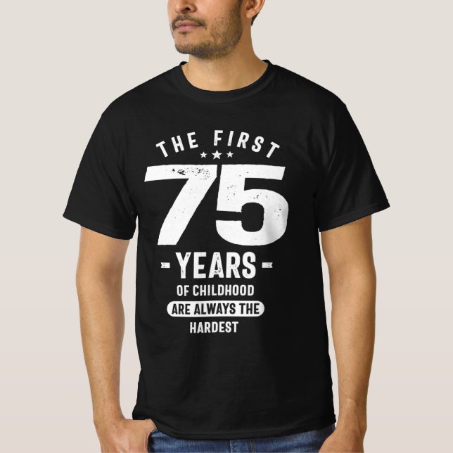 Camiseta Los primeros 75 años - 75 años (Anverso)