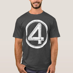 Camiseta Los primeros cuatro pasos son fantásticos blanco v