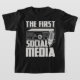 Camiseta Los primeros medios sociales - Radio Amateur Ham (Laydown)