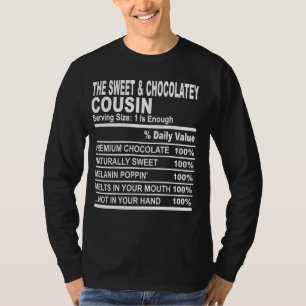Camiseta Los primos dulces y chocolateros de familia gracio