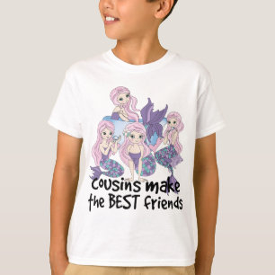 Camiseta los primos sirenas hacen los mejores amigos