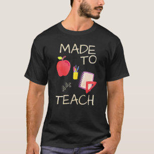 Camiseta Los profesores adoran el lápiz de Apple ABC hecho