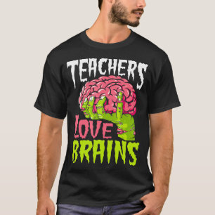 Camiseta Los profesores aman los cerebros divertidos profes