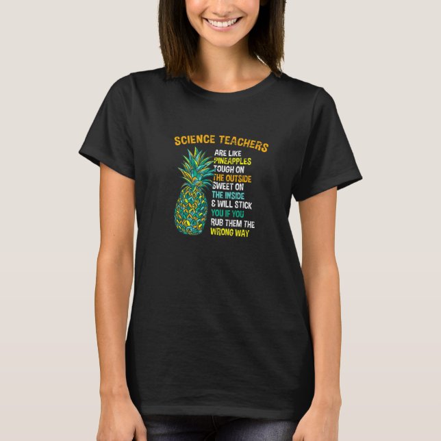 Camiseta Los Profesores De Ciencia Son Como El Té De Químic (Anverso)