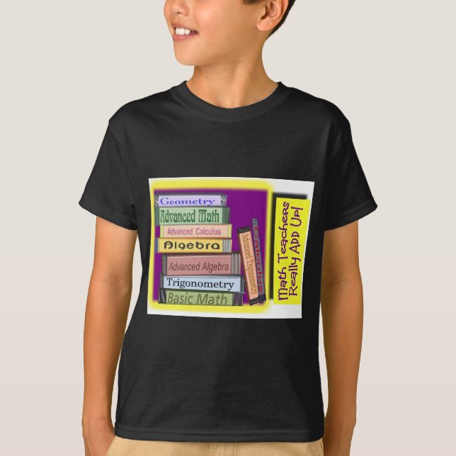 Camiseta Los profesores de matemáticas AÑADEN realmente (Anverso)