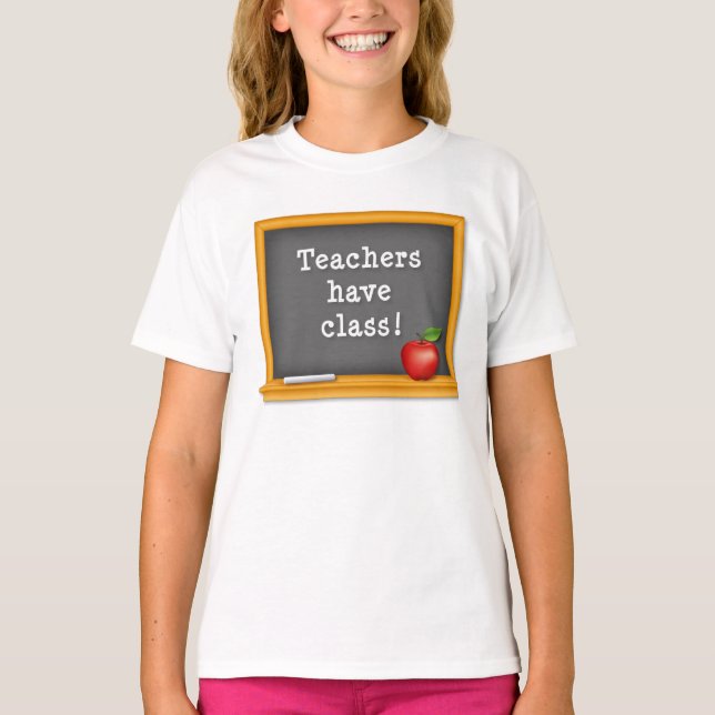 Camiseta Los profesores de personalizar infantil tienen cla (Anverso)