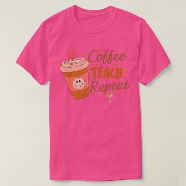 Camiseta Los profesores de vuelta a la escuela enseñanza de (Diseño del anverso)
