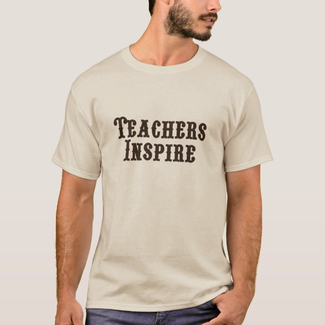 Camiseta Los profesores inspiran (Anverso)