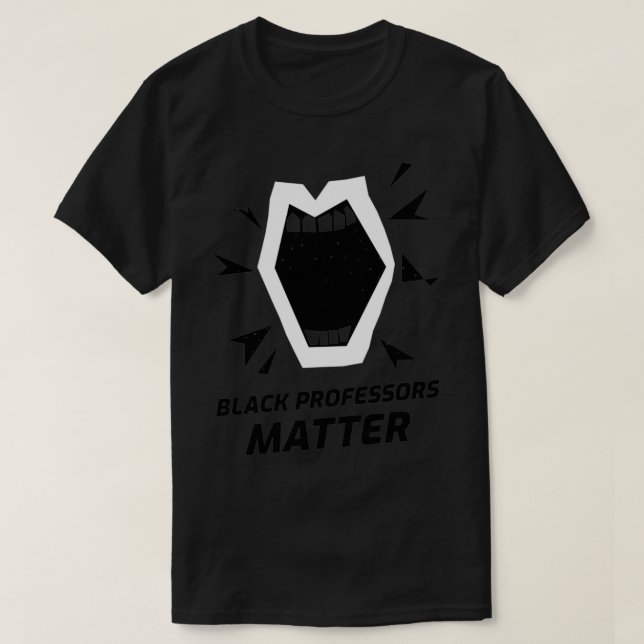 Camiseta Los profesores negros importan (Diseño del anverso)