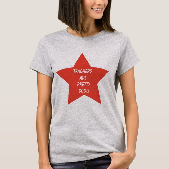 Camiseta Los profesores son una estrella de Guay Bonito (Anverso)