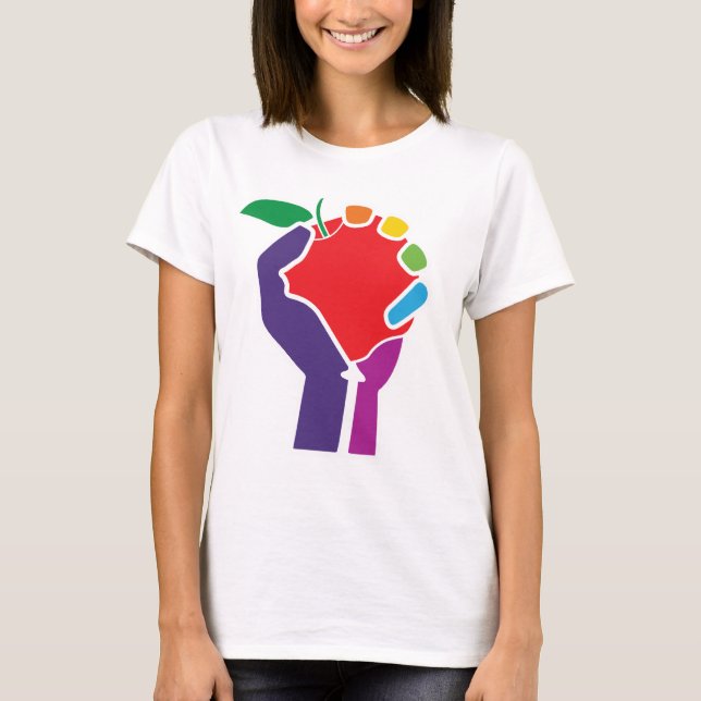 Camiseta Los profesores unieron el arco iris (Anverso)