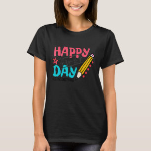 Camiseta Los profesores vuelven a la escuela feliz primer d