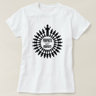 Camiseta Los profetas no son perfectos - diseño negro