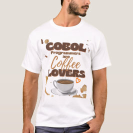 Camiseta Los programadores de Cobol aman el café