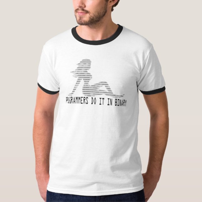 Camiseta Los programadores lo hacen binario (Anverso)