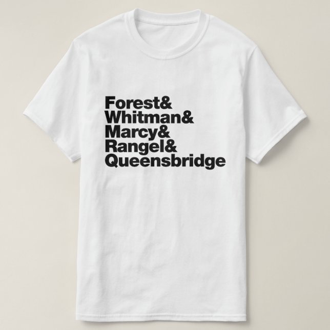 Camiseta Los proyectos (Diseño del anverso)