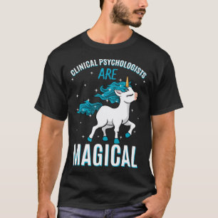 Camiseta Los psicólogos clínicos son mentales de unicornios