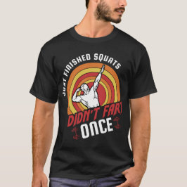 Camiseta los puestos recién terminados no ayunan una camise