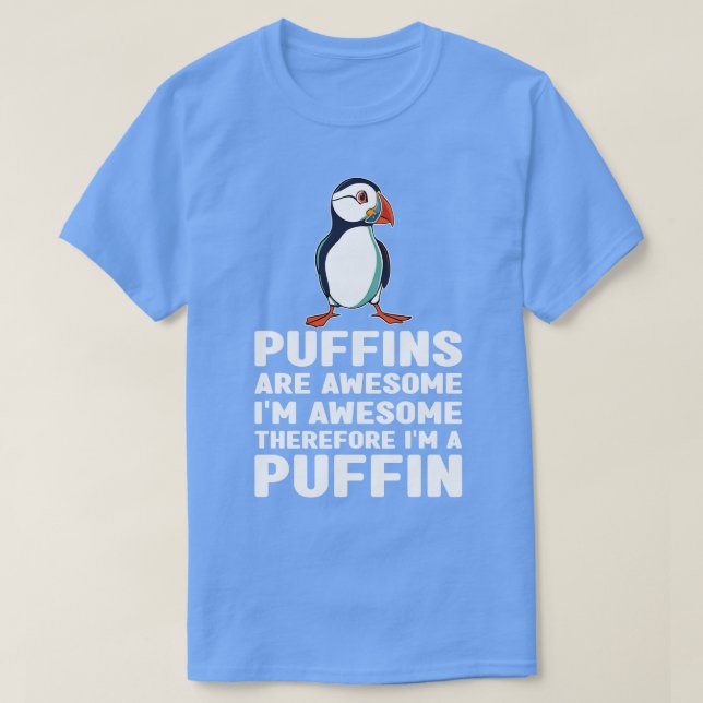 Camiseta Los Puffins Son Increíbles, Me Sorprende, Por Lo T (Diseño del anverso)