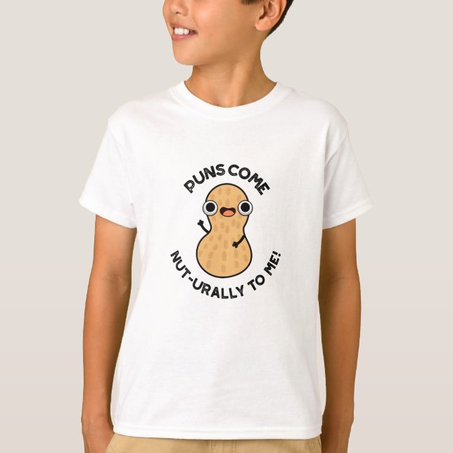 Camiseta Los Puns Se Me Venden A Mí Divertido Nut Pun (Anverso)